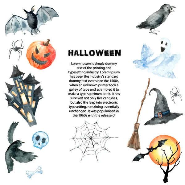 Set de Halloween . — Archivo Imágenes Vectoriales