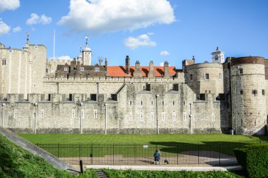 Londra, İngiltere - Nisan 11: Tower of London Nisan'da Londra'da 11,2016,
