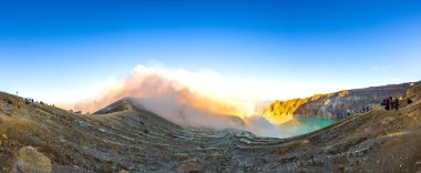 Kawah Ijen'de, Doğu jav, Endonezya