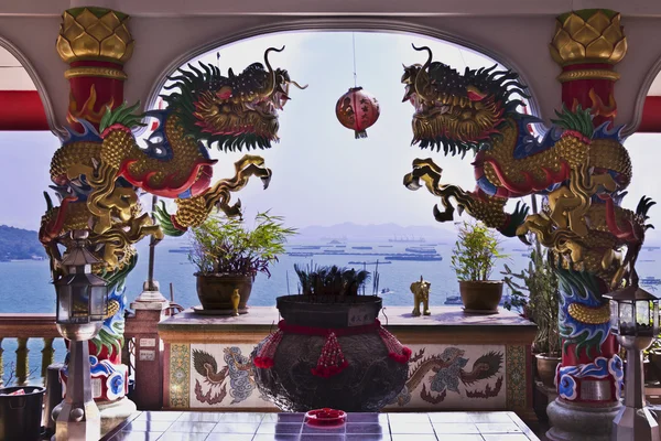 Tapınak Çince ejderha görüntü