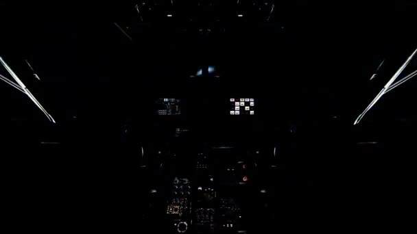 Nave Espacial Atravessa Buraco Minhoca Cockpit View — Vídeo de Stock