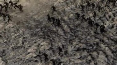  Büyük Ordu Savaş Alanında Saldırıyor