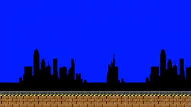 Arcade City - Retro Video oyun animasyon