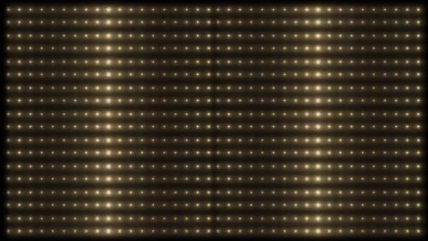 Led lights Broadway style BackGround — Stock Video