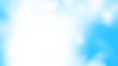 Mavi gökyüzü beyaz bulutlar arasında hovering