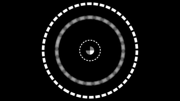 Target Analyzer の未来的なロック — ストック動画