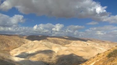 Bulutlar Shaddows bitti çöl Hills zaman atlamalı