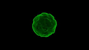 Bir virüs bilgisayar çizimi