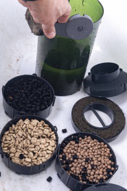Akvaryum filtresinin temizlenmesi ve bakımı