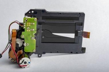 SLR kamera deklanşörü. kamera mekanizması