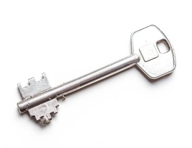 Beyaz arka plan üzerinde izole tuşları