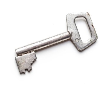 Beyaz arka plan üzerinde izole tuşları