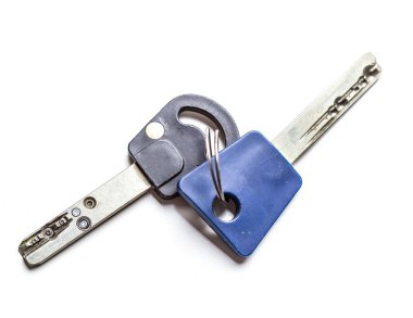 Beyaz arka plan üzerinde izole tuşları