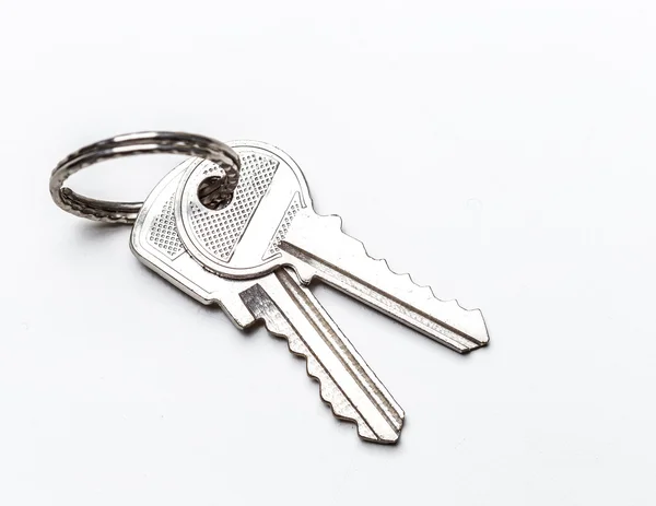 Keys isolated on white background — Stock Photo, Image