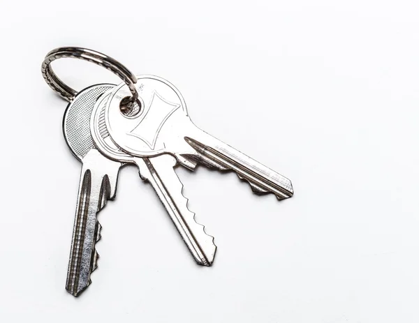 Keys isolated on white background — Stock Photo, Image