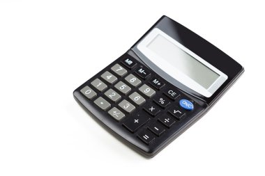 siyah modern hesap makinesi