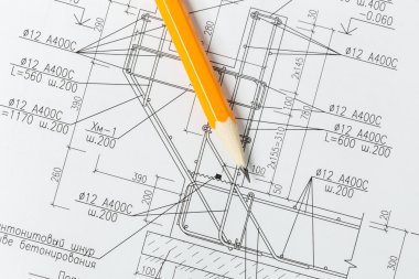 mimari proje bir parçası