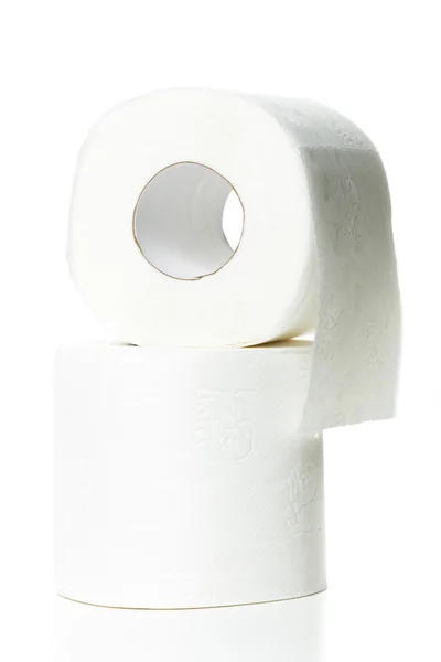 Туалетний папір крупним планом ізольований — стокове фото
