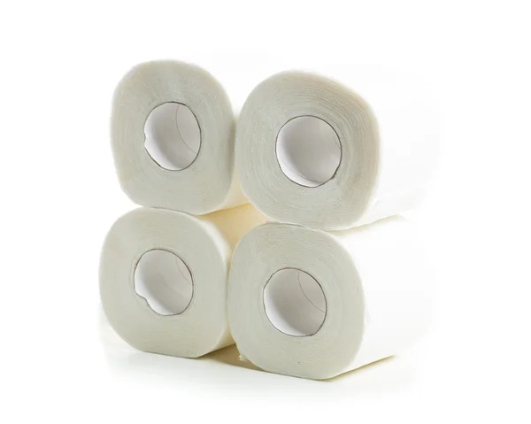 Toilet paper close-up isolated — Stock Photo, Image