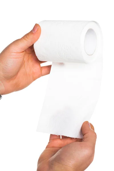 Toalettpapper närbild — Stockfoto