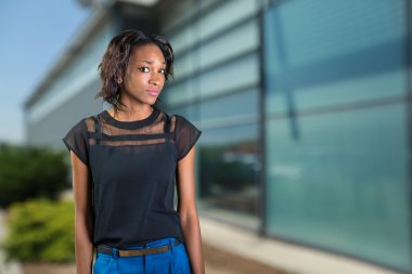 genç Afrikalı kadın