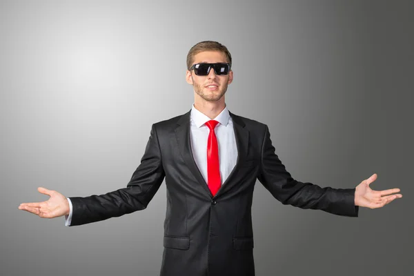 Man in dark sunglasses — Stock Photo, Image