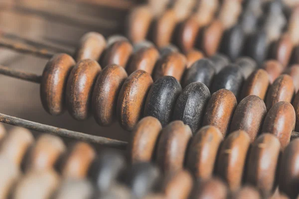 Abacus vintage em fundo de madeira — Fotografia de Stock