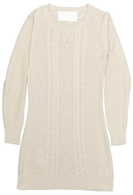 Beyaz bir arka plan üzerinde elbise