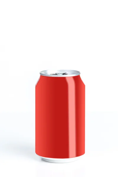 Aluminium blikjes geïsoleerd — Stockfoto