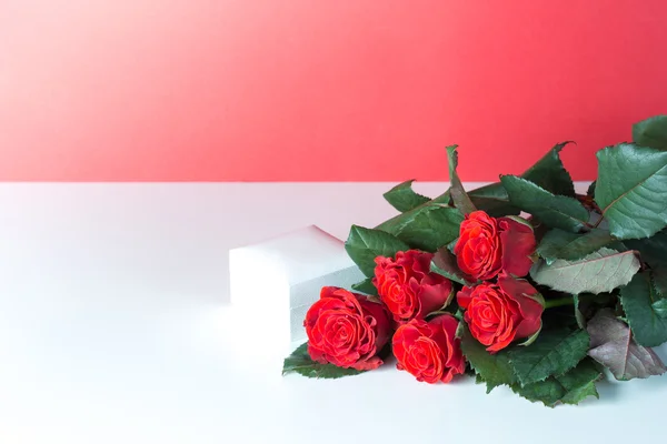自然赤いバラ — ストック写真
