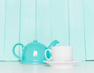 Nane ve beyaz çay seti