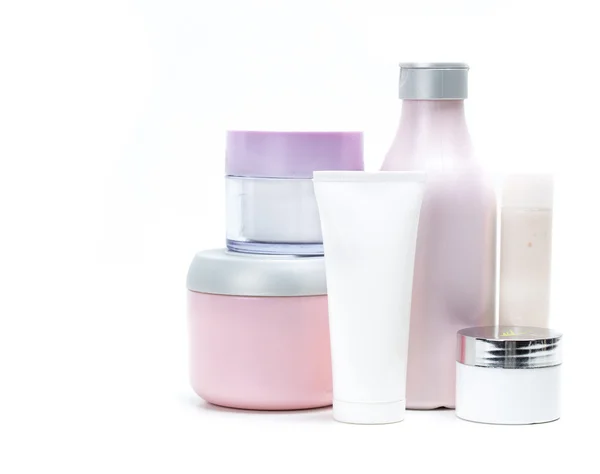 Cosmetic containers isolated — Stock Photo, Image