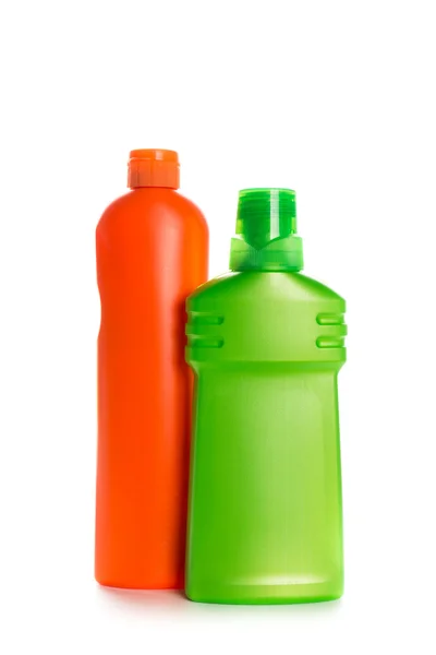 Producto de limpieza contenedor de plástico — Foto de Stock