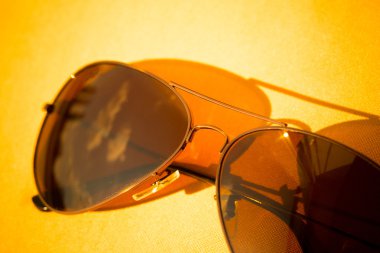 Vintage güneş gözlüğü yakın çekim