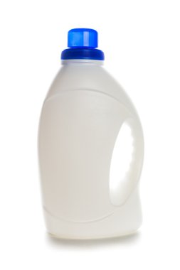 Plastik kap beyaz arkaplanda izole edildi