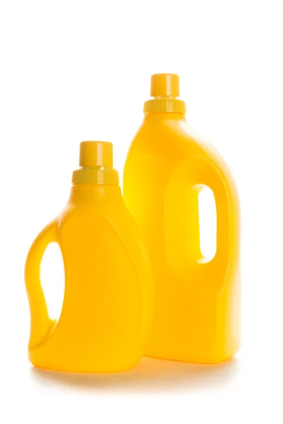 Reinigungsmittel in Kunststoffbehältern — Stockfoto