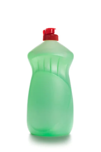 Produkt czyszczący w plastikowym pojemniku — Zdjęcie stockowe