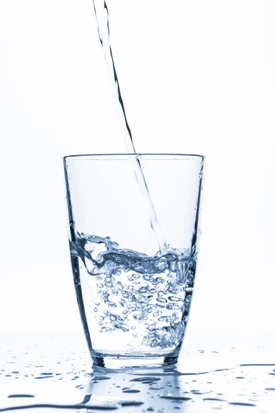 Salpicaduras de agua de vidrio — Foto de Stock