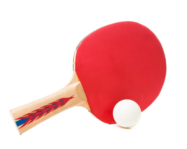 Настольная теннисная ракетка — стоковое фото