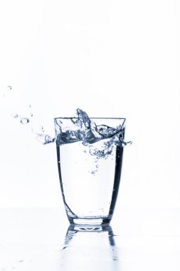 Camdan su sıçrıyor 