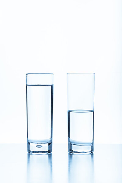 Two glasses of water 