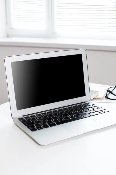 Office workplace with laptop — Stock Photo, Image