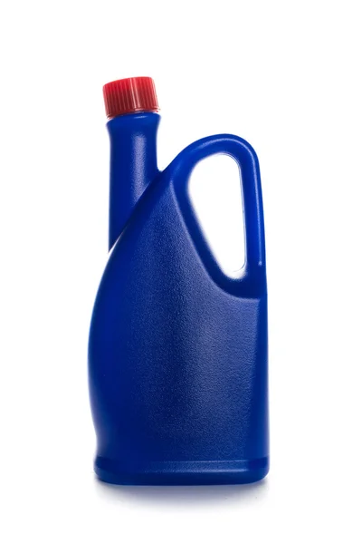 Produkt czyszczący w plastikowym pojemniku — Zdjęcie stockowe