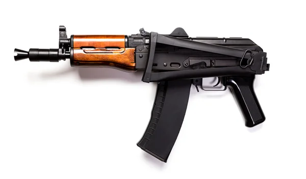 Nadir ilk modeli Ak - 47 saldırı tüfeği üzerinde beyaz izole — Stok fotoğraf