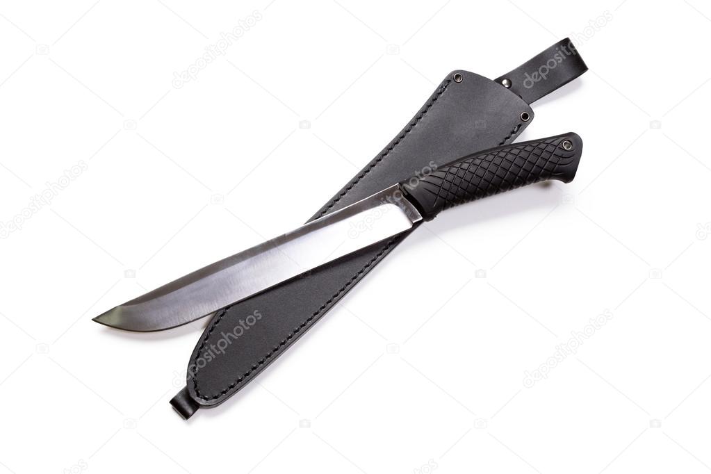 Army knife isolated on white