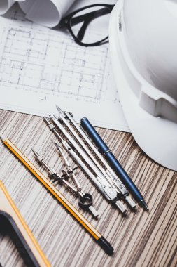 Proje çizimleri ve mutfak eşyaları