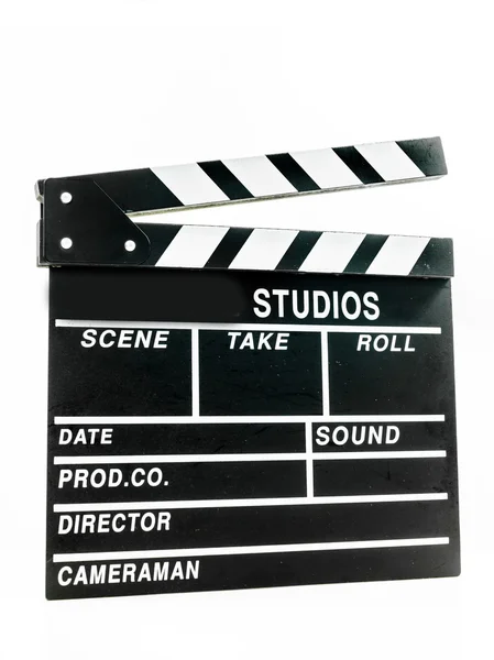 Movie Clapper board — Stock Photo, Image