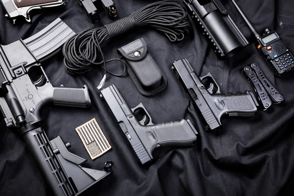 Weapon and military equipment — Stock Photo, Image