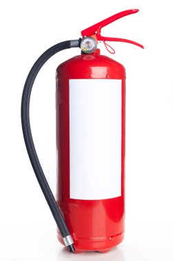 Kırmızı yangın söndürücü