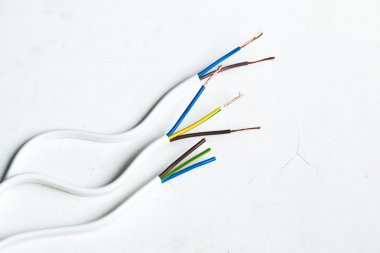 Birçok kabloyla elektrik ekranlı kablo 